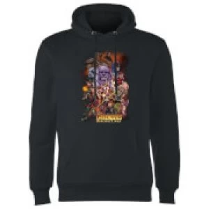 Avengers Team Portrait Hoodie - Black - S