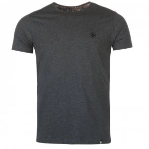 Pretty Green Tee - Dark Grey Marl