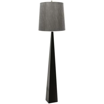 Ascent - 1 Light Floor Lamp Black, E27 - Elstead