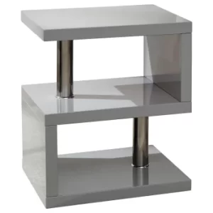 Polar LED Side Table Grey