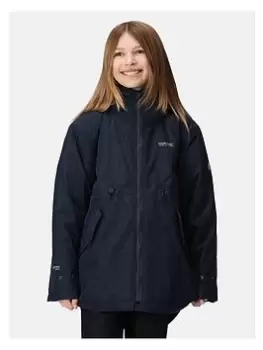 Regatta Girls Violane Waterproof Jacket - Navy, Size 11-12 Years, Women