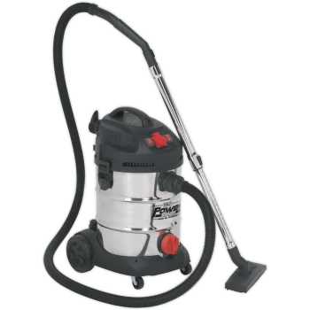 Sealey PC300SDAUTO Industrial Wet & Dry Vacuum Cleaner