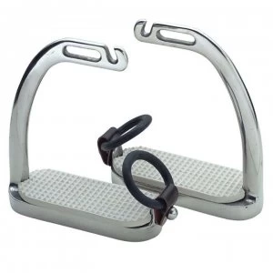 Shires Fillis Peacock Stirrups - Silver