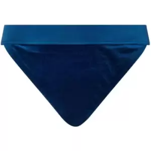 Biba Velour bikini brief - Blue