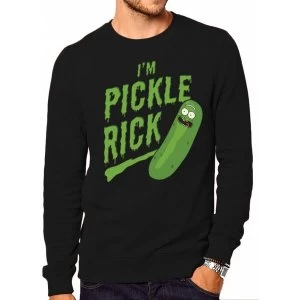 Rick And Morty - Pickle Rick Mens XX-Large Sweatshirt - Black