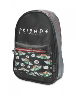 Friends Pu Leather Backpack