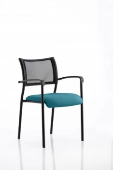 Brunswick Bespoke Colour Seat Black Frame Maringa Teal