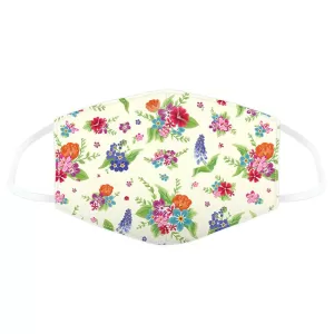 Botanical Floral Reusable Face Covering - Large