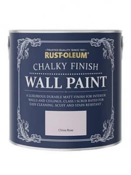 Rust-Oleum Chalky Wall Paint China Rose 2.5L