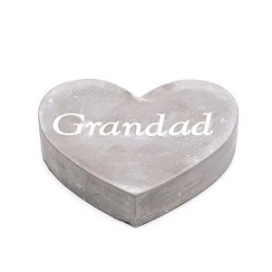 Thoughts Of You Graveside Concrete Heart - Grandad