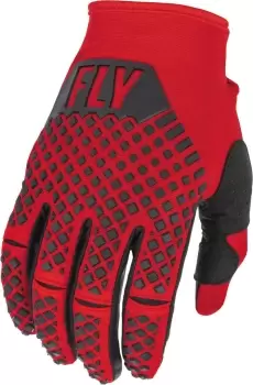 Fly Racing Kinetic Motocross Gloves, black-red, Size 3XL, black-red, Size 3XL