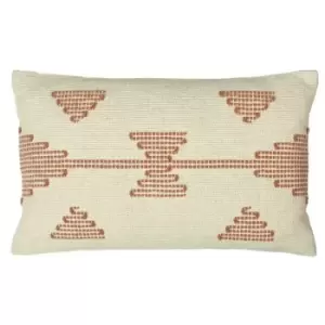 Furn Sonny Stitched Cushion Cover (One Size) (Brick Red)