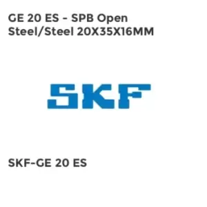 GE 20 ES - SPB Open Steel/Steel 20X35X16MM