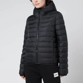 Hugo Boss Paflaffy 1 Puffer Coat Black Size 12 Women