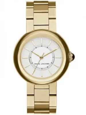 Marc Jacobs Ladies Courtney Gold Plated Bracelet Watch MJ3465