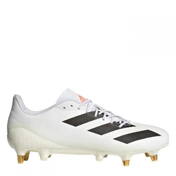 adidas Adizero RS7 SG Rugby Boots - White/Black/Red