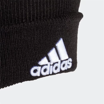 adidas Logo Beanie Unisex - Black / Black / White