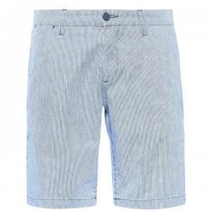 Jack Wills Newbiggin Low Rise Striped Chino Shorts - Blue/White