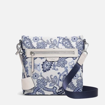 Radley Womens Maple Cross - Radley Paisley Small Ziptop Cross Body Bag - Chalk