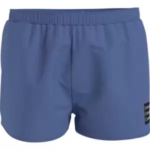 Calvin Klein Short Drawstring Swim Shorts - Blue