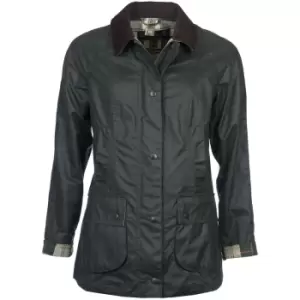 Barbour Womens Beadnell Wax Jacket Sage 8