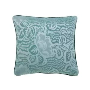 Ted Baker Magnolia Jacquard Cushion 45cm x 45cm, Teal