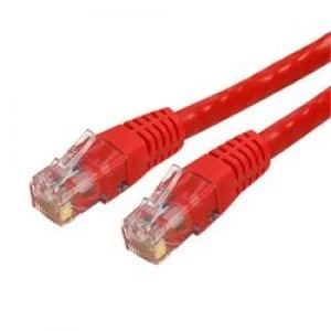 StarTech.com 3ft Cat 6 Red Molded RJ45 UTP Gigabit Cat6 Patch Cable