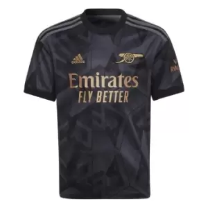 adidas Arsenal FC Away Shirt 2022/2023 Junior Boys - Black