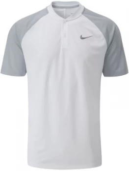 Mens Nike Dry Momentum Blade Polo Grey