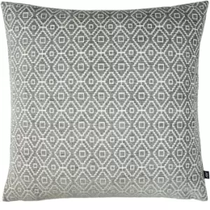 Ashley Wilde Kenza Cushion Cover (One Size) (Smoke/Steel Grey)