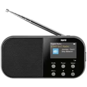 Imperial DABMAN 15 Pocket radio DAB+, FM AUX Keylock, Alarm clock, rechargeable Anthracite