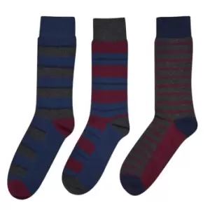 Firetrap 3 Pack Formal Socks Mens - Red