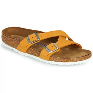 Birkenstock YAO BALANCE SFB womens Mules / Casual Shoes in Orange,4.5,5,5.5,7,7.5,2.5