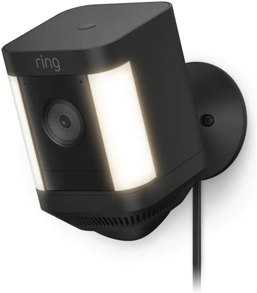 Ring Spotlight Cam Plus Plug In security Camera - Black