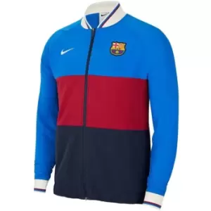 Nike FC Barcelona Dri-Fit Tracksuit Top Mens - Blue