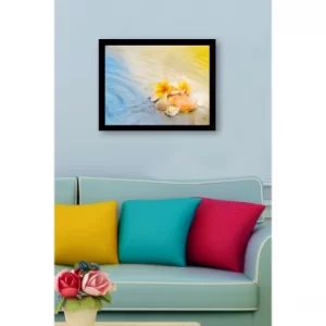 SC0802 Multicolor Decorative Framed MDF Painting