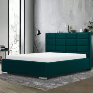 Envisage Trade - Tuanso Upholstered Beds - Plush Velvet, King Size Frame, Green - Green