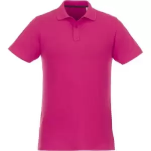 Elevate Mens Helios Short Sleeve Polo Shirt (3XL) (Magenta)