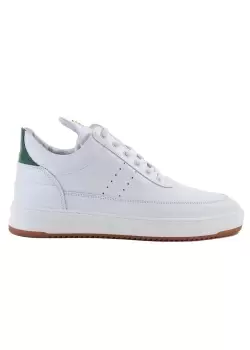 Filling Pieces Mens Low Top Bianco Trainer In White