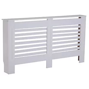 Outsunny Radiator Cover White MDF 190 x 1720 x 810 mm