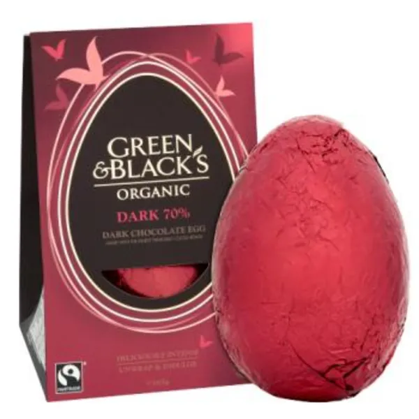 Cadbury Gifts Direct G&B Organic Dark Chocolate Egg 165g 658930