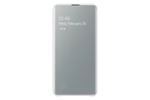 Samsung White Galaxy S10e Clear View Cover