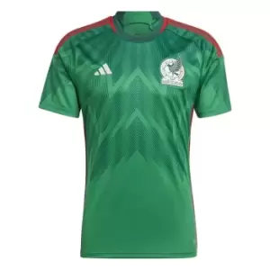 adidas Mexico Home Shirt 2022 2023 Adults - Green