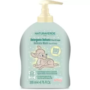 Disney Naturaverde Baby Delicate Wash Gentle Soap for Face and Body for Children from Birth 200ml