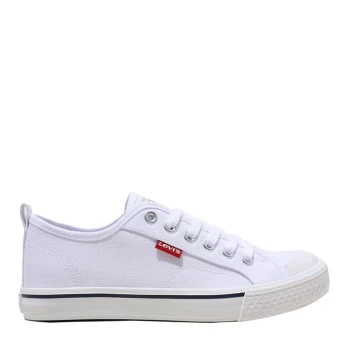 Levis Maui Canvas Low Trainers Juniors - White