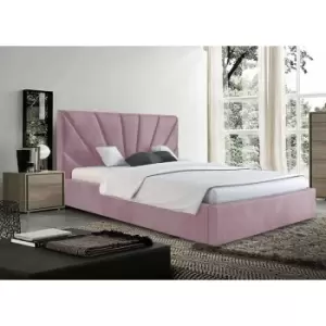 Envisage Trade - Hamini Upholstered Beds - Plush Velvet, Super King Size Frame, Pink - Pink