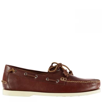 Polo Ralph Lauren Merton Leather Boat Shoe - Tan Leather