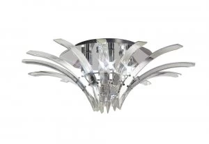 Ceiling 4 Light Polished Chrome