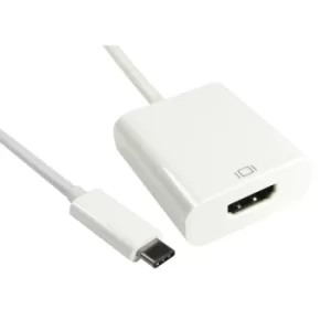 TruConnect 16-1739 15cm USB Type C M HDMI F White Cable