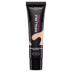 LOreal Infallible Total Cover Foundation 10 Porcelain